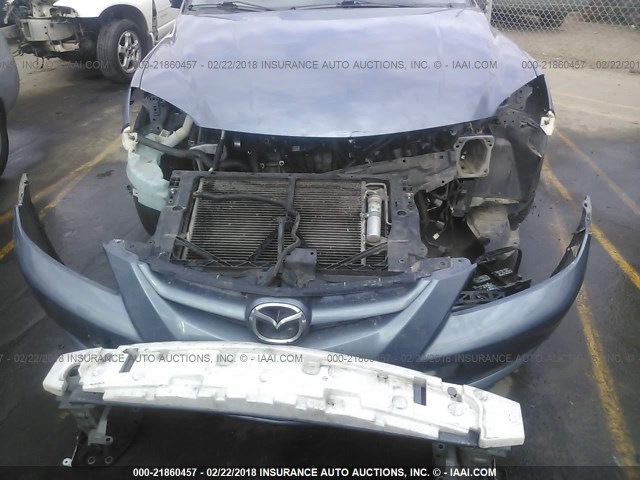 JM1BK34MX81842013 - 2008 MAZDA SPEED 3 BLUE photo 6