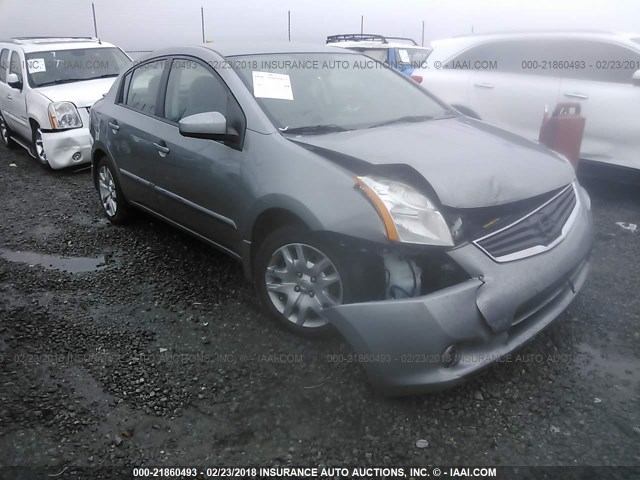 3N1AB6AP7CL785088 - 2012 NISSAN SENTRA 2.0/2.0S/SR/2.0SL GRAY photo 1