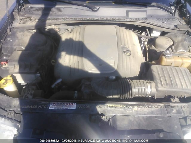 2C3JA63H65H172787 - 2005 CHRYSLER 300C BLACK photo 10