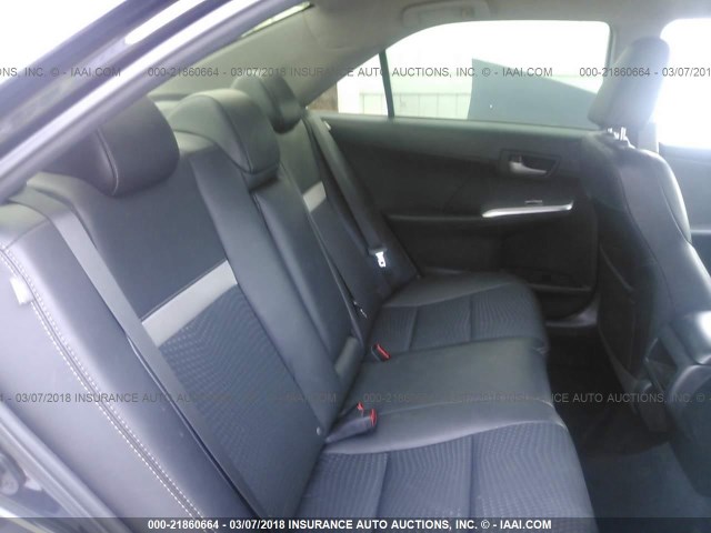 4T1BF1FK0CU593180 - 2012 TOYOTA CAMRY SE/LE/XLE BLACK photo 8
