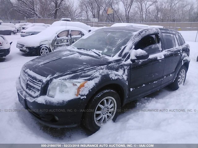 1B3HB48B67D562760 - 2007 DODGE CALIBER SXT BLACK photo 2