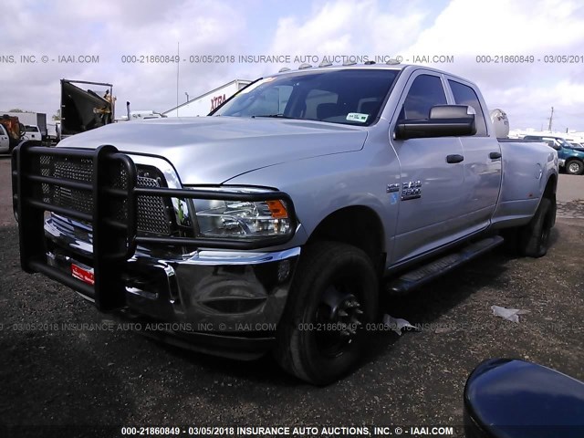 3C63RRGJ9EG294272 - 2014 RAM 3500 ST GRAY photo 2