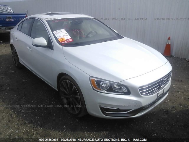 YV126MFK6F1341469 - 2015 VOLVO S60 PREMIER WHITE photo 1