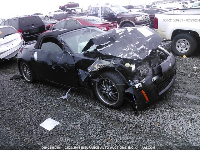 JN1AZ36A15M757262 - 2005 NISSAN 350Z ROADSTER BLACK photo 1