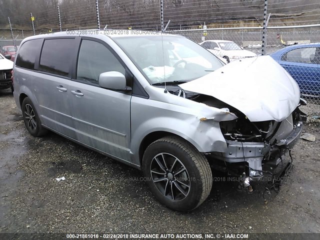 2C4RDGCG1HR662233 - 2017 DODGE GRAND CARAVAN SXT GRAY photo 1