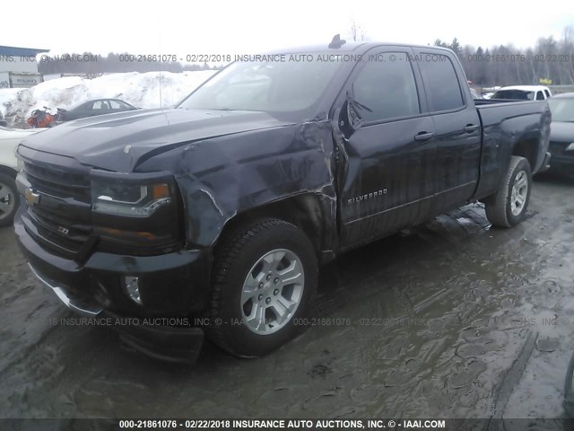 1GCVKREC3GZ341051 - 2016 CHEVROLET SILVERADO K1500 LT GRAY photo 2