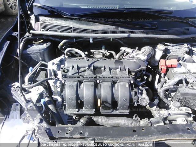 3N1AB7APXHL642357 - 2017 NISSAN SENTRA S/SV/SR/SL 蓝色 照片 10