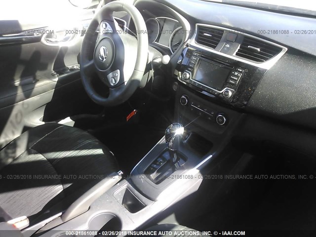 3N1AB7APXHL642357 - 2017 NISSAN SENTRA S/SV/SR/SL 蓝色 照片 5