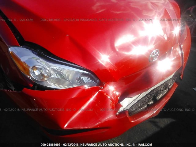 2T1KU40EX9C064209 - 2009 TOYOTA COROLLA MATRIX  RED photo 6