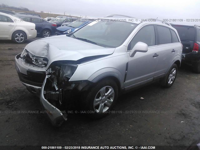 3GNAL2EK5ES585389 - 2014 CHEVROLET CAPTIVA LS SILVER photo 2