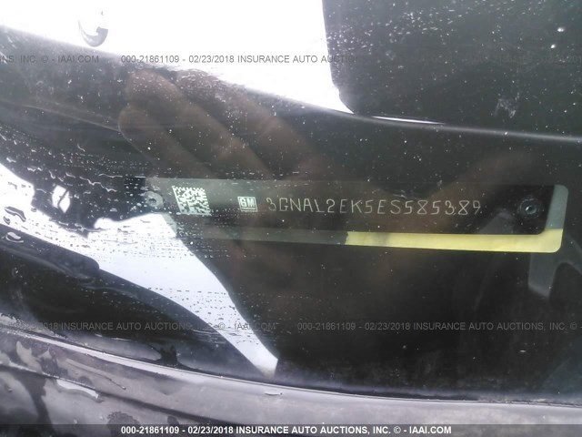 3GNAL2EK5ES585389 - 2014 CHEVROLET CAPTIVA LS 银色 照片 9