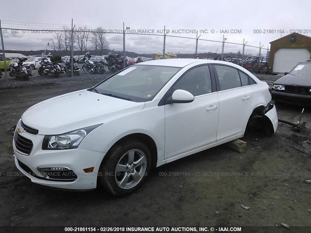 1G1PE5SB0G7110262 - 2016 CHEVROLET CRUZE LIMITED LT WHITE photo 2