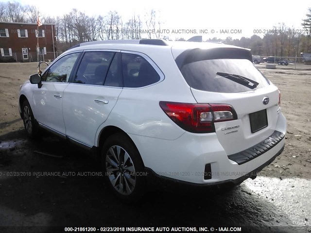 4S4BSETC9H3433246 - 2017 SUBARU OUTBACK TOURING WHITE photo 3