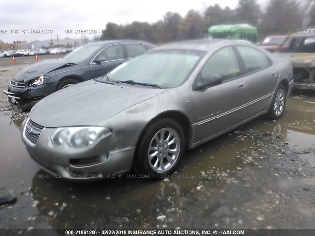 2C3HE66G9XH732228 - 1999 CHRYSLER 300M GRAY photo 2