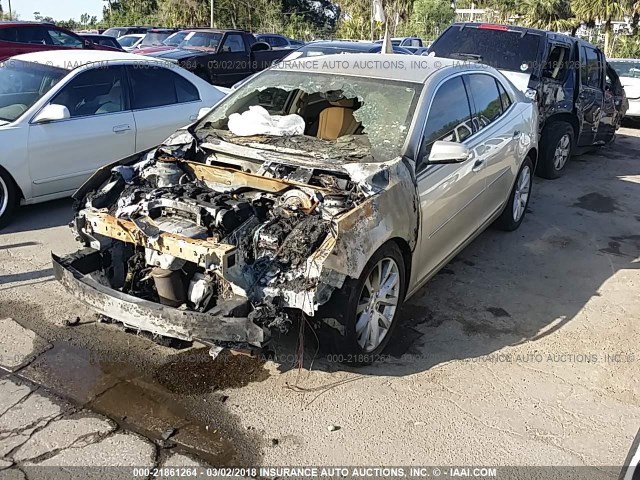 1G11C5SAXDF295862 - 2013 CHEVROLET MALIBU 1LT 金色 照片 2