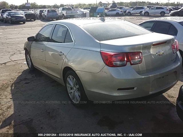 1G11C5SAXDF295862 - 2013 CHEVROLET MALIBU 1LT 金色 照片 3