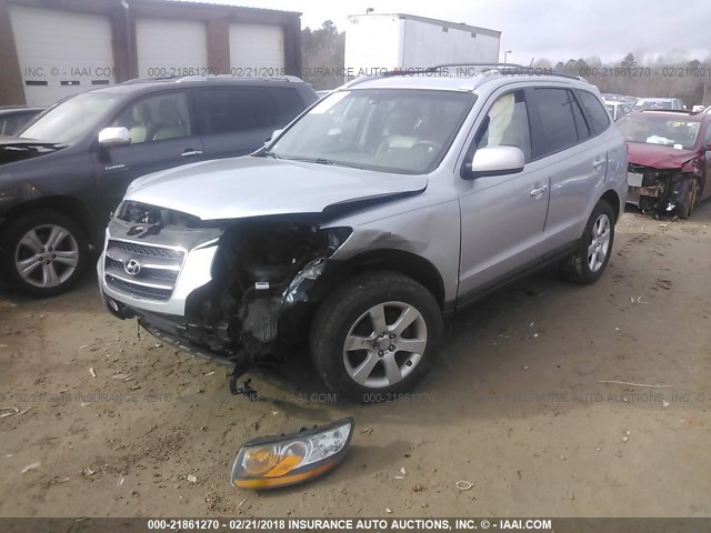 5NMSH73E69H263575 - 2009 HYUNDAI SANTA FE SE/LIMITED SILVER photo 2