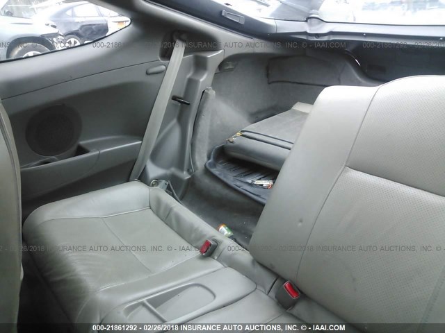 JH4DC53012C024194 - 2002 ACURA RSX TYPE-S GRAY photo 8