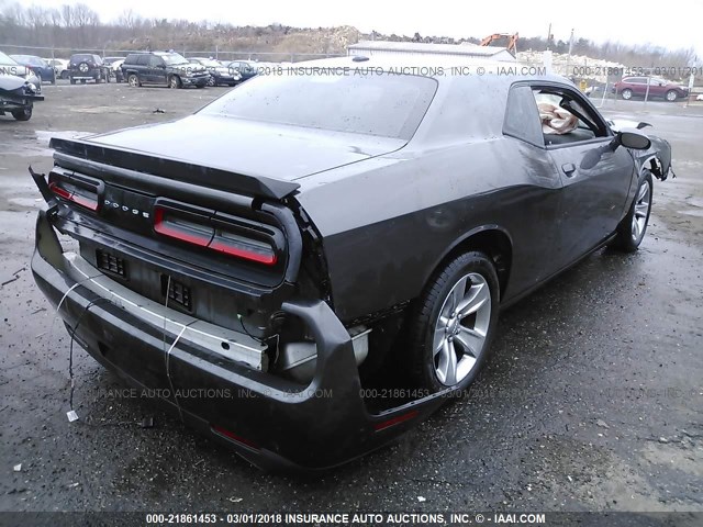 2C3CDZAG0GH239818 - 2016 DODGE CHALLENGER SXT BLACK photo 4