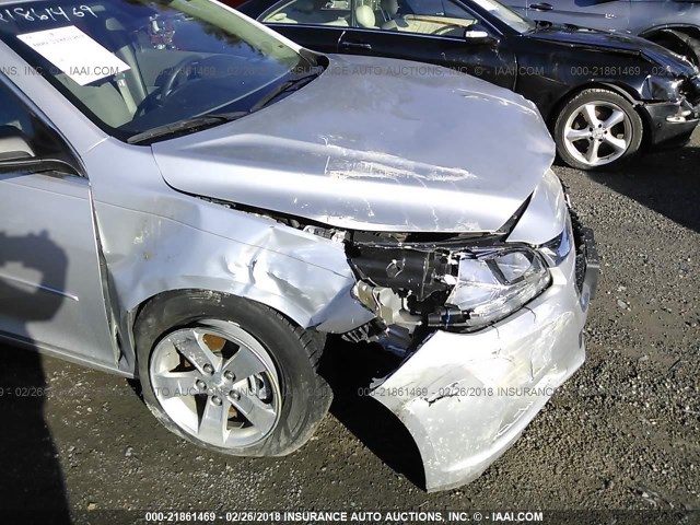1G11B5SL0FF106577 - 2015 CHEVROLET MALIBU LS 银色 照片 6