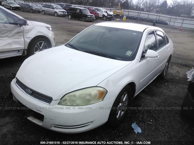 2G1WT58K769149565 - 2006 CHEVROLET IMPALA LT თეთრი ფოტო 2