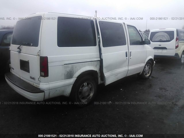 1GKDM19X34B509137 - 2004 GMC SAFARI XT WHITE photo 4