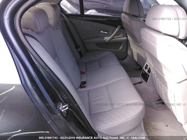 WBANW53548CT52711 - 2008 BMW 550 I GRAY photo 8