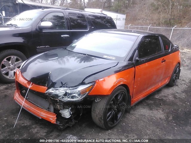 JTKJF5C71FJ004983 - 2015 TOYOTA SCION TC 橙色 照片 6