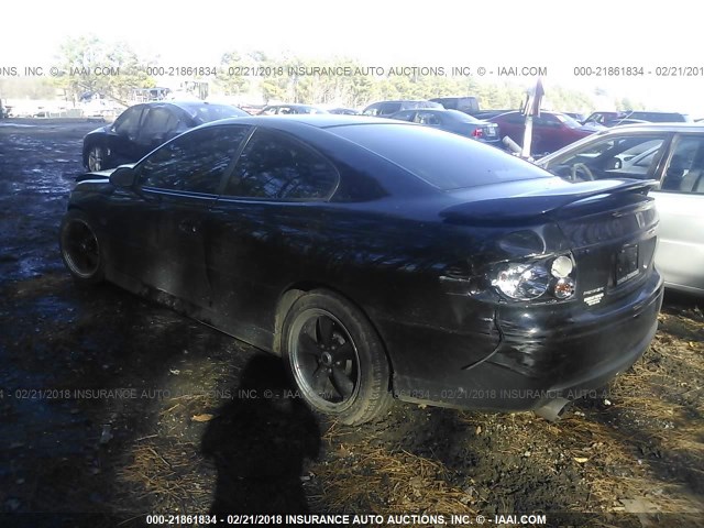 6G2VX12U56L557167 - 2006 PONTIAC GTO BLACK photo 3