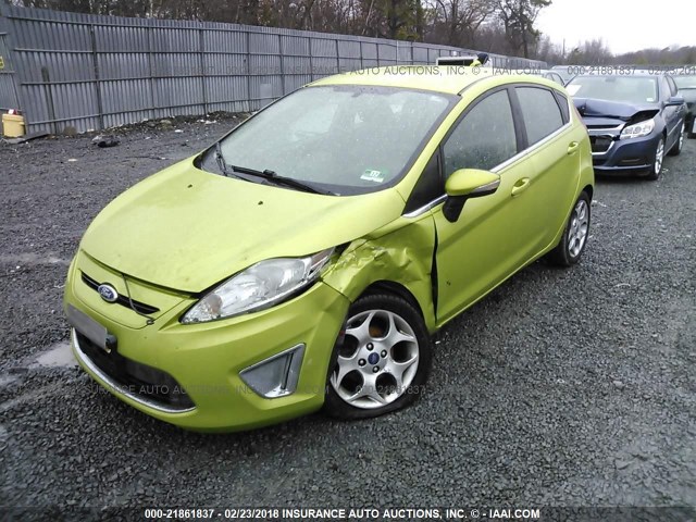 3FADP4FJ1CM112026 - 2012 FORD FIESTA SES GREEN photo 2