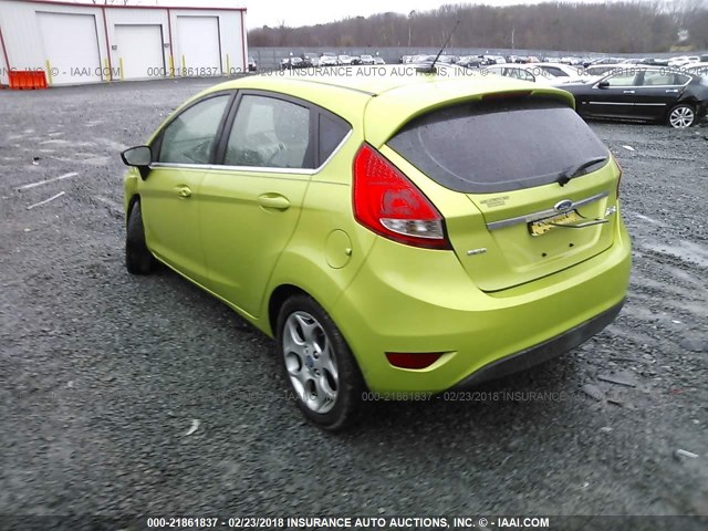 3FADP4FJ1CM112026 - 2012 FORD FIESTA SES GREEN photo 3