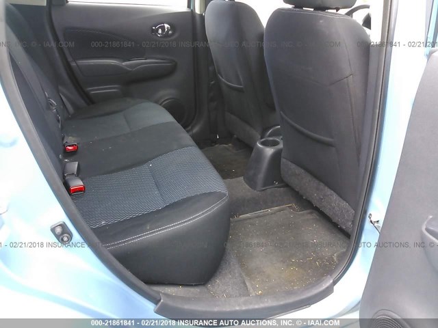 3N1CE2CP6FL402591 - 2015 NISSAN VERSA NOTE S/S PLUS/SV/SL/SR Light Blue photo 8