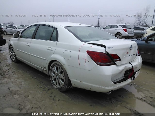 4T1BK36B49U331887 - 2009 TOYOTA AVALON XL/XLS/LIMITED WHITE photo 3