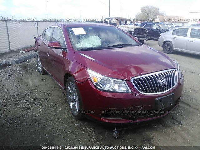 1G4G55E32DF322797 - 2013 BUICK LACROSSE RED photo 1