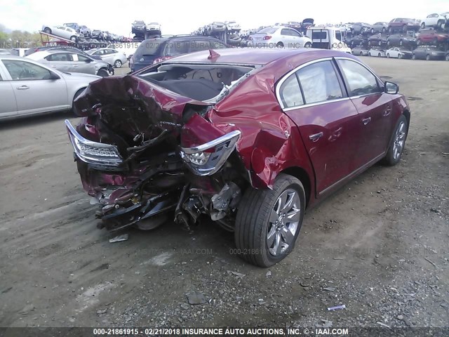 1G4G55E32DF322797 - 2013 BUICK LACROSSE RED photo 4