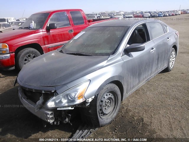 1N4AL3APXEN340264 - 2014 NISSAN ALTIMA 2.5/S/SV/SL GRAY photo 2