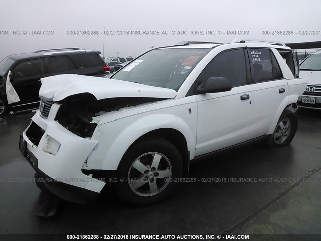 5GZCZ33D26S825892 - 2006 SATURN VUE WHITE photo 2