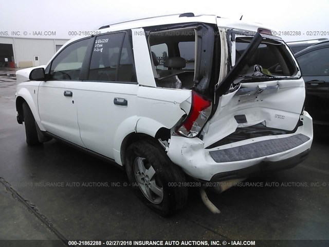 5GZCZ33D26S825892 - 2006 SATURN VUE WHITE photo 3