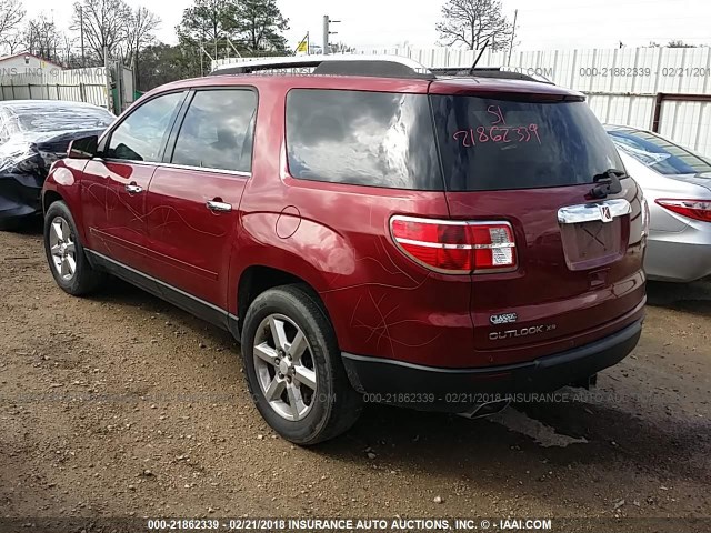 5GZER33717J121368 - 2007 SATURN OUTLOOK SPECIAL წითელი ფოტო 3