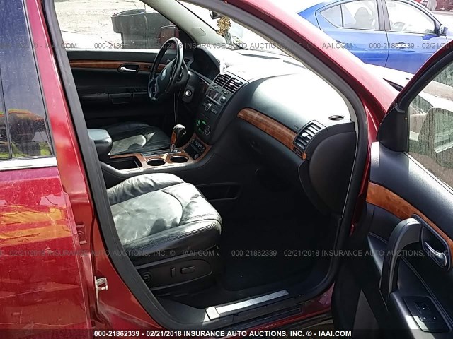 5GZER33717J121368 - 2007 SATURN OUTLOOK SPECIAL წითელი ფოტო 5