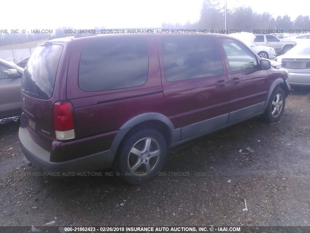 1GMDV33L95D211235 - 2005 PONTIAC MONTANA SV6 MAROON photo 4