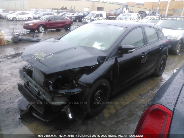 1FADP3L94FL247575 - 2015 FORD FOCUS ST BLACK photo 2