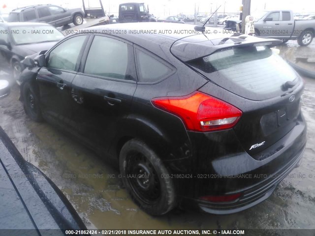 1FADP3L94FL247575 - 2015 FORD FOCUS ST BLACK photo 3