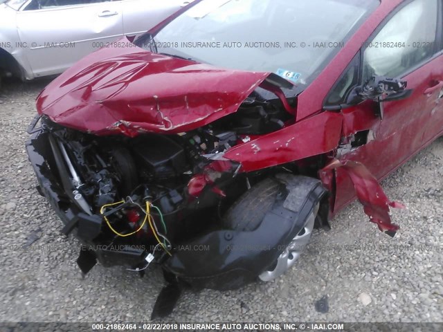 KNAFK4A68G5612553 - 2016 KIA FORTE LX RED photo 6