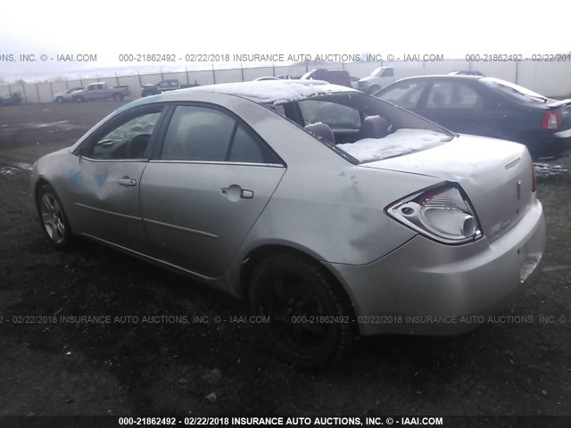 1G2ZG57B684201224 - 2008 PONTIAC G6 SE SILVER photo 3