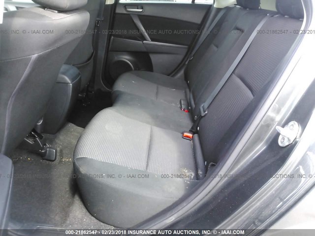 JM1BL1L76C1564345 - 2012 MAZDA 3 I Մոխրագույն լուսանկար 8