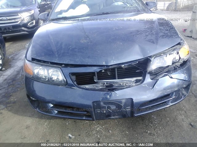 1G2HX52K85U105674 - 2005 PONTIAC BONNEVILLE SE BLUE photo 6