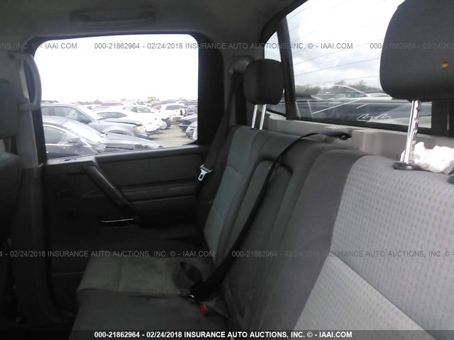 1N6BA07A47N243373 - 2007 NISSAN TITAN XE/SE/LE BLUE photo 8