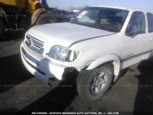 5TBBT44103S343525 - 2003 TOYOTA TUNDRA ACCESS CAB SR5 WHITE photo 6