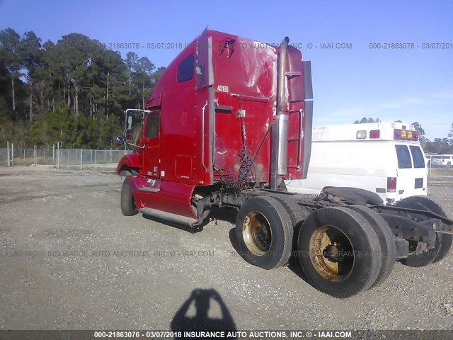 1FUJA6CG94LM14680 - 2004 FREIGHTLINER COLUMBIA COLUMBIA RED photo 3